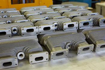 Aluminium castings for cooling and heating, embedded components and street furniture