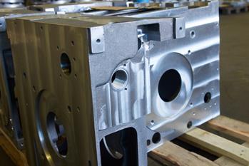 Aluminium castings for rail vehicles