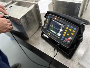 Non-destructive ultrasonic test